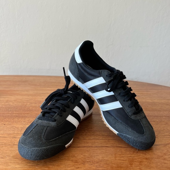 Adidas OG DRAGON Black White Men 7.5 - Picture 9 of 9